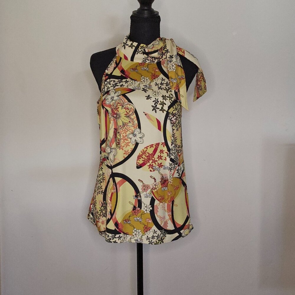 Forever 21 Vintage Style Halter Side-Tie Neck Blouse